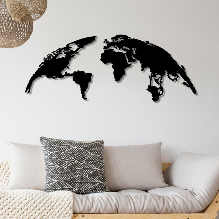 Wallity World Map Large Negro Wallity World Map Large Negro